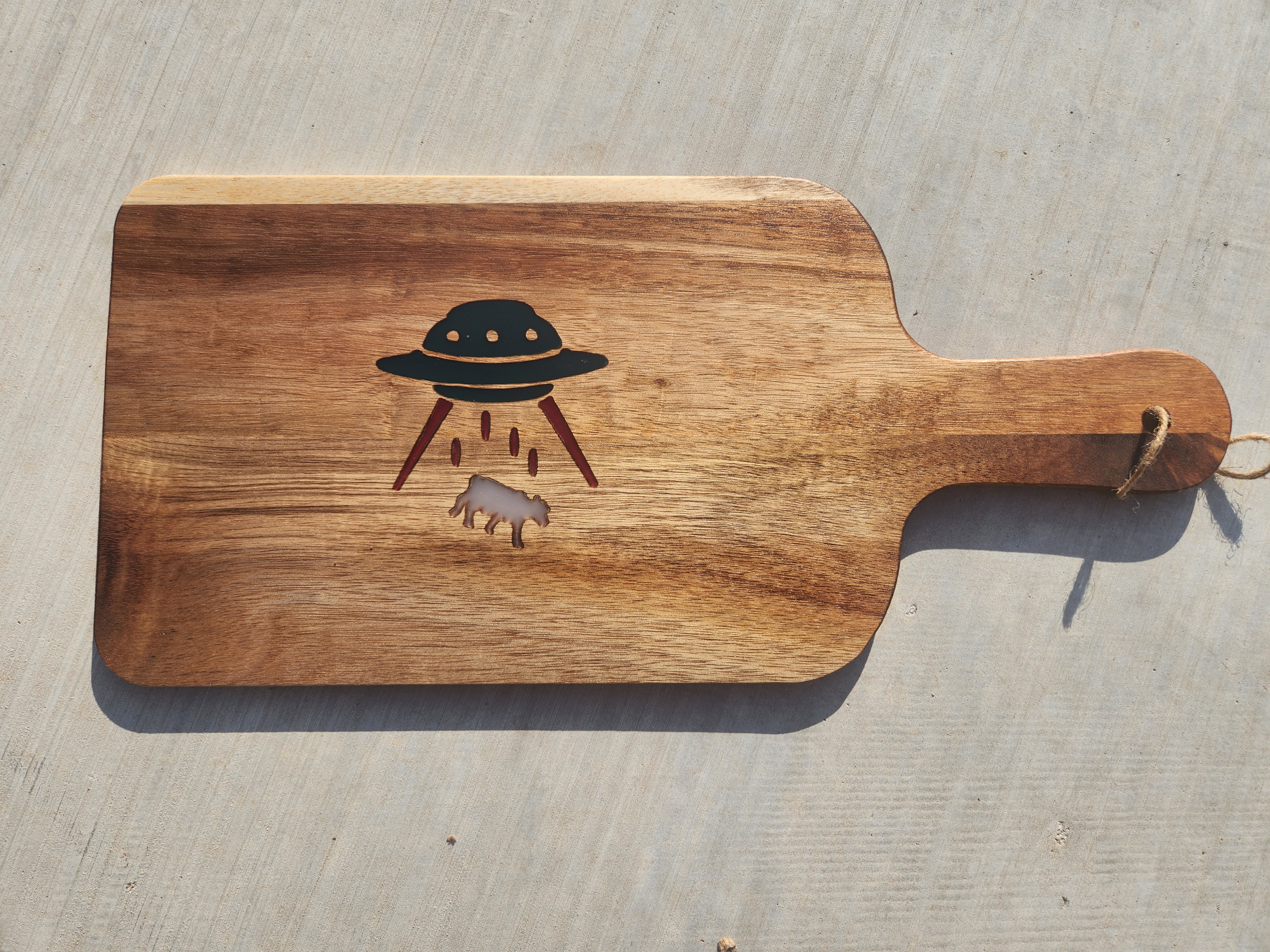 UFO Laser Engraved Board